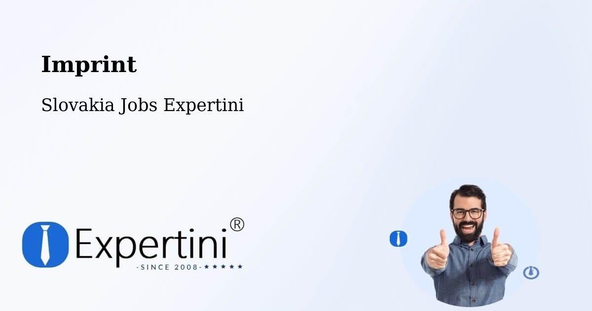 Imprint – Ľubica - Slovakia Jobs Expertini